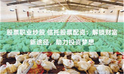 股票职业炒股 信托股票配资:解锁财富新途径,助力投资梦想