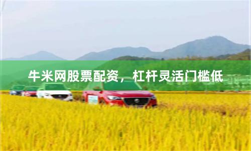 牛米网股票配资，杠杆灵活门槛低